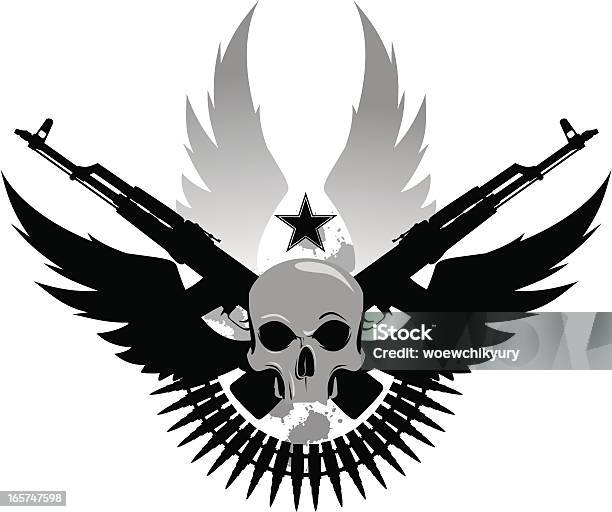 Армейский Эмблема — стоковая векторная графика и другие изображения на тему Татуировка - Татуировка, Армия, Вооружённые силы