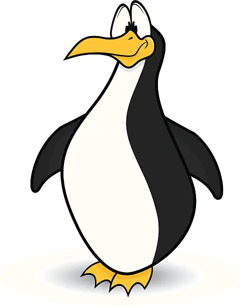 Vector illustration of Penguin Character