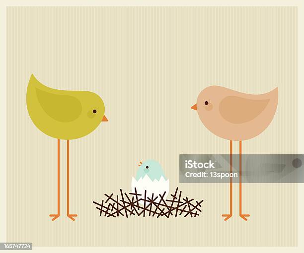 Bambino Uccello Nido - Immagini vettoriali stock e altre immagini di Nido di uccello - Nido di uccello, Uovo - Stadio di vita di animale, Animale