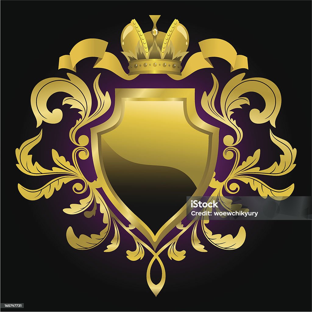 Bouclier blason - clipart vectoriel de Byzantin libre de droits