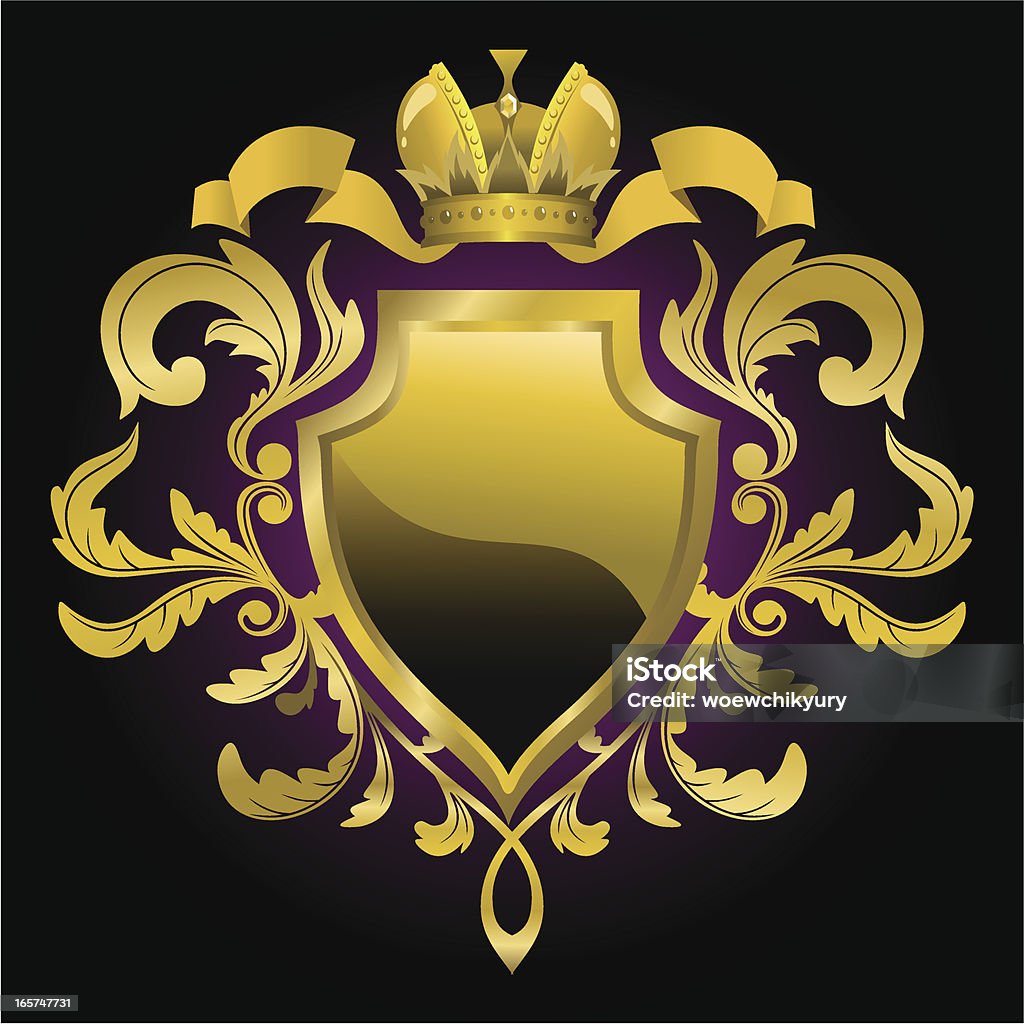 Heraldyczny shield - Grafika wektorowa royalty-free (Cesarstwo Bizantyńskie)
