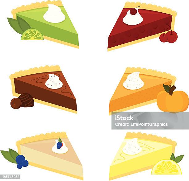육백사십 아르마니에서 훌륭한 파이 키 라임 파이에 대한 스톡 벡터 아트 및 기타 이미지 - 키 라임 파이, 후식 파이, 슬라이스