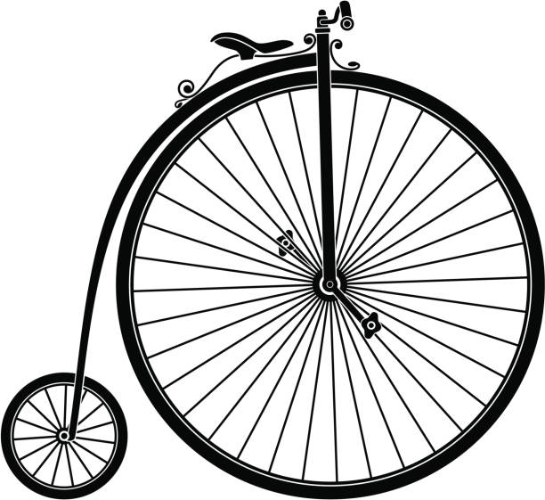 Abstract illustration of retro bicycle. Vector illustration. The archive consist of  EPS, PDF and hi-resolution JPG format.