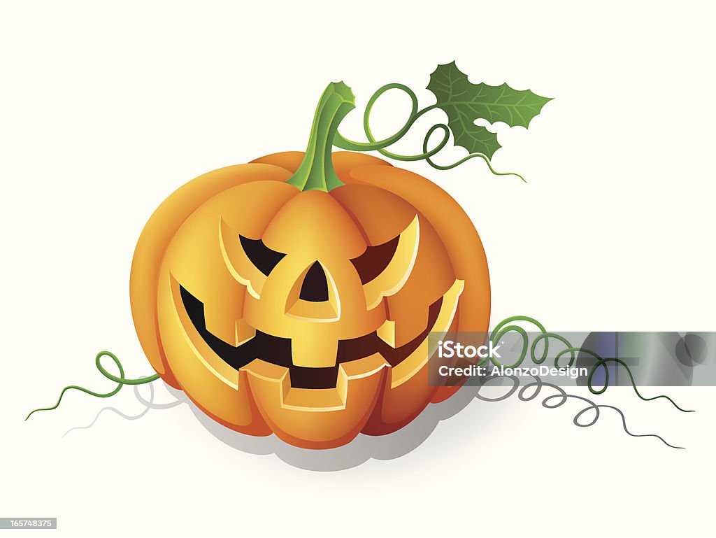 Jack O' Lantern Halloween pumpkin. High Resolution JPG,CS5 AI and Illustrator 0.8 EPS included. Autumn stock vector