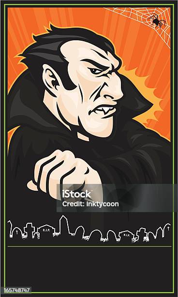 Dracula 배너입니다 개념에 대한 스톡 벡터 아트 및 기타 이미지 - 개념, 겁먹은, 공포-무서움