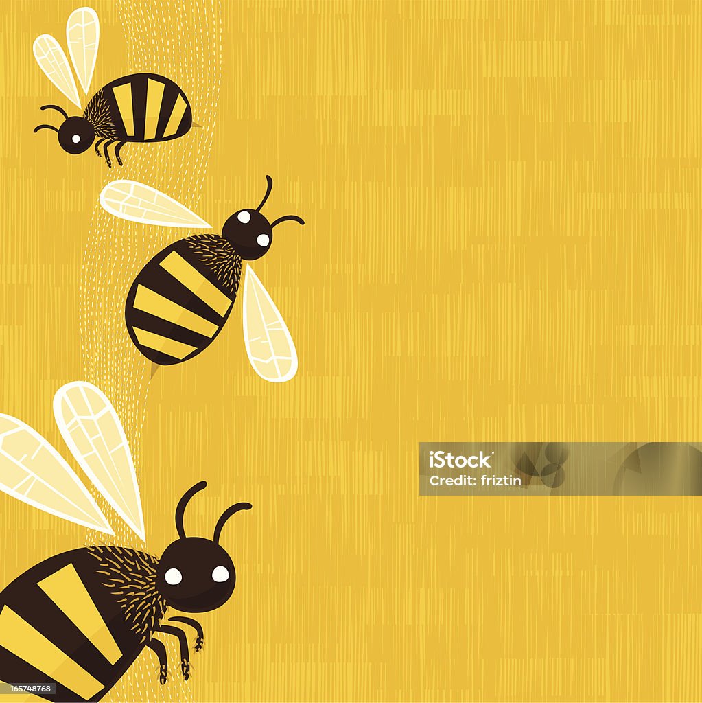 Bees background Bees background. Bee stock vector