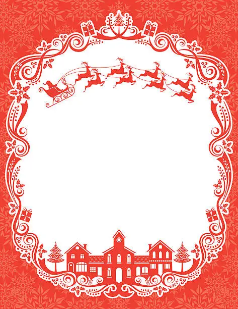 Vector illustration of Christmas Card
