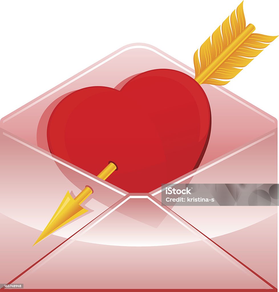 Carta de Amor - Royalty-free Amor arte vetorial