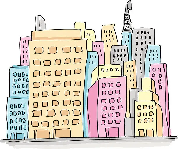 Vector illustration of Cityscape