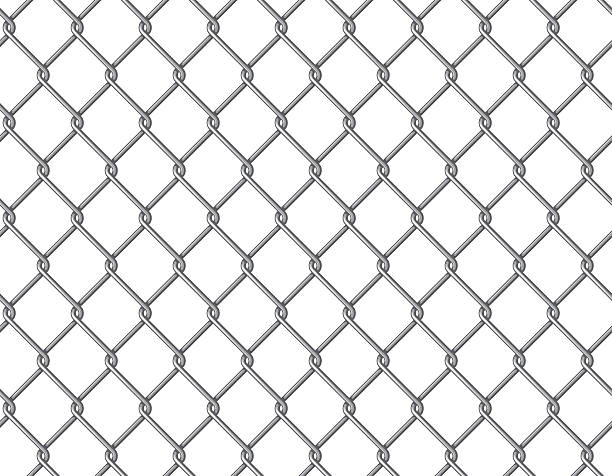 Seamless wire mesh background vector art illustration