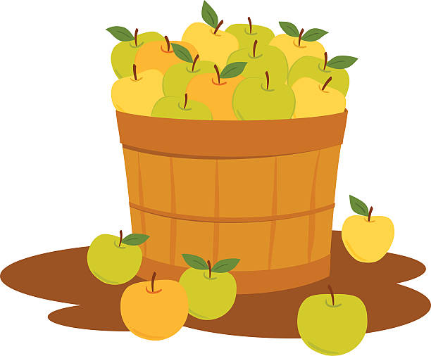 ilustrações de stock, clip art, desenhos animados e ícones de apoucar ­ nos de várias maçãs - apple granny smith apple green vector