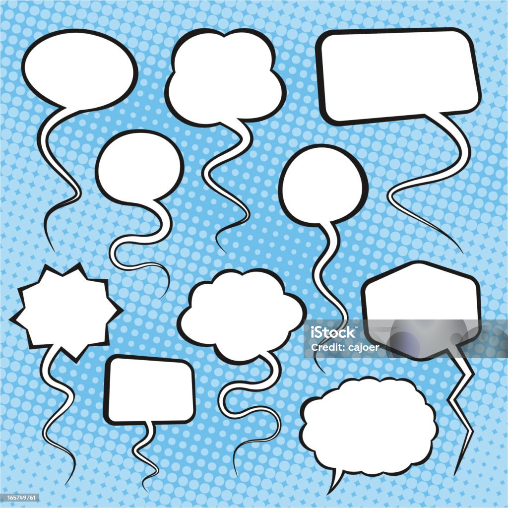 Speech Bubbles - Векторная графика Без людей роялти-фри