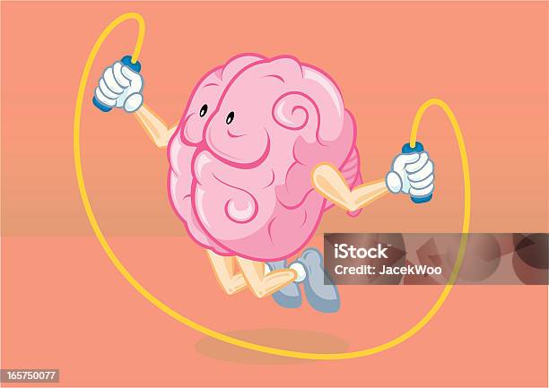 Перепрыгивать Mind — стоковая векторная графика и другие изображения на тему Здоровый образ жизни - Здоровый образ жизни, Интеллект, Мозг человека