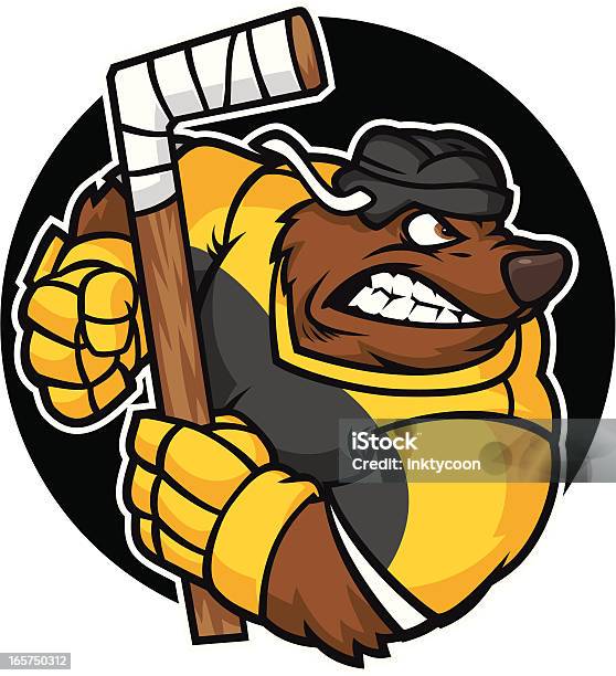 베어 Hockey Player 곰에 대한 스톡 벡터 아트 및 기타 이미지 - 곰, 볼테르-인조, 경쟁