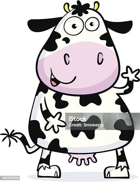 Cool Cow Stock Illustration - Download Image Now - Cartoon, Dairy Cattle, Domestic Cattle