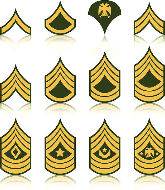 символика - sergeant stock illustrations
