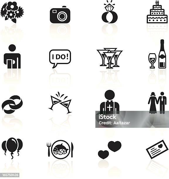 Noir Symbolesmariage Vecteurs libres de droits et plus d'images vectorielles de Adulte - Adulte, Aliment, Alliance