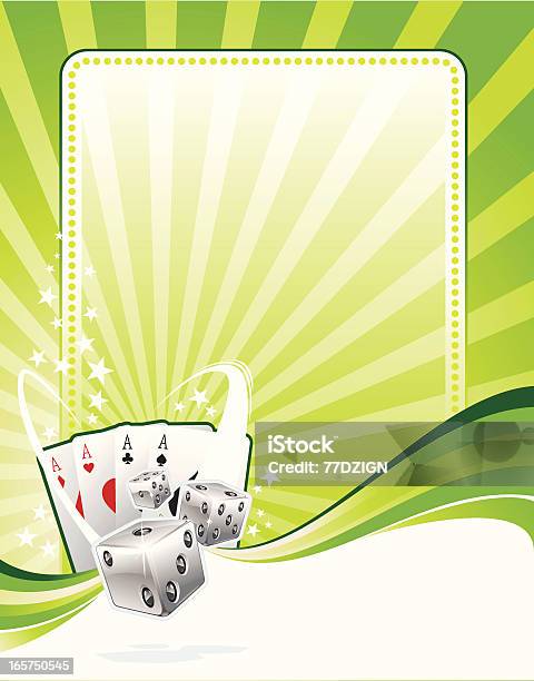 Glücksspiel Aces Hintergrund Stock Vektor Art und mehr Bilder von Ass - Ass, Chance, Clipping Path
