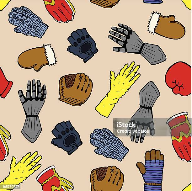 Ilustración de Muchos Guantes Sin Costuras y más Vectores Libres de Derechos de Guantes sin dedos - Guantes sin dedos, Guantes de trabajo, Boxeo - Deporte