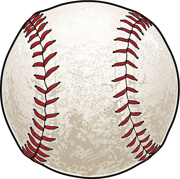 Vieux Sale Joueur de Baseball - Illustration vectorielle