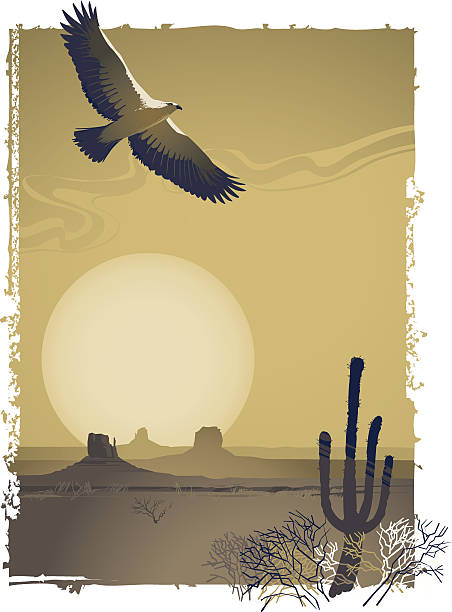 Wild West. Sight view on the Monument Valley.