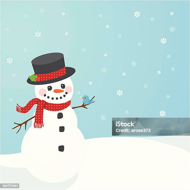 겨울맞이 장면 눈사람에 대한 스톡 벡터 아트 및 기타 이미지 - 눈사람, 노래, 서리