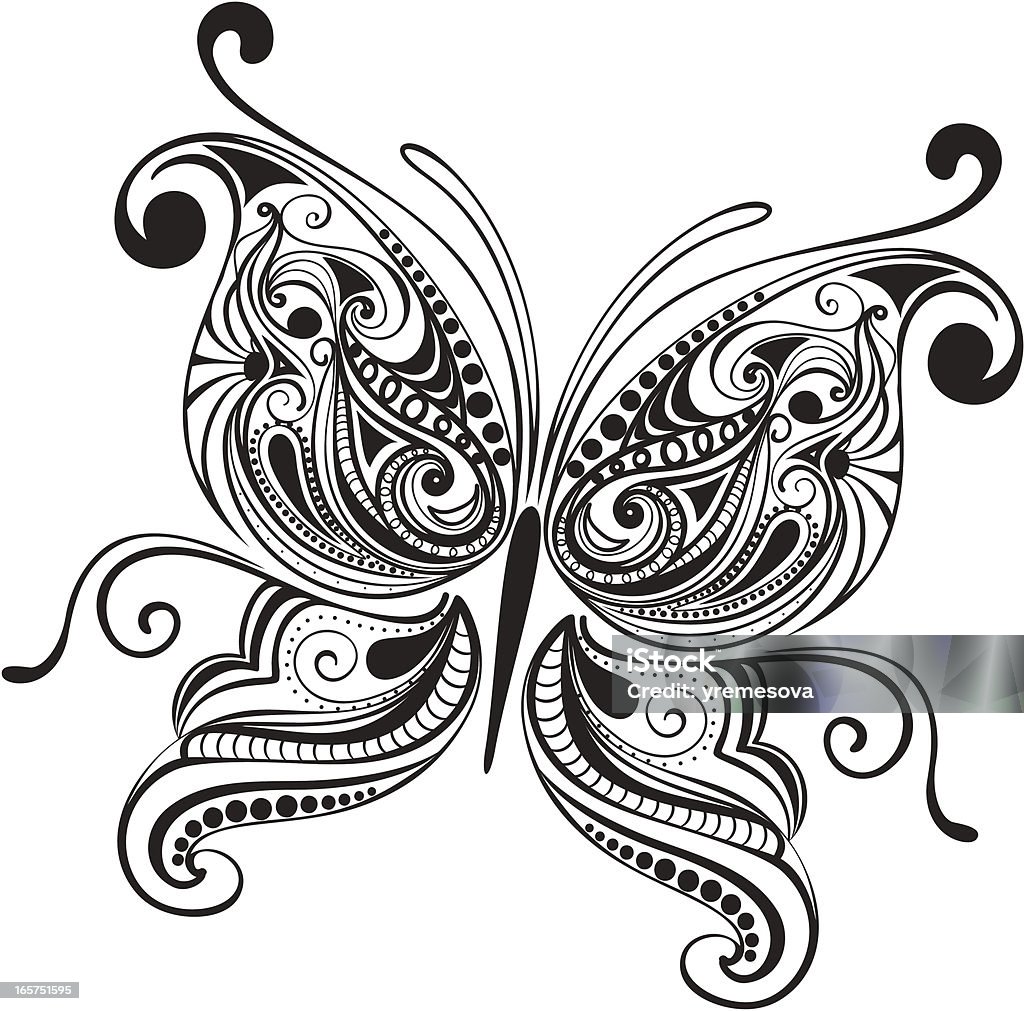 Piękny butterfly - Grafika wektorowa royalty-free (Motyl)