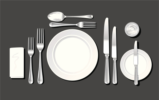 Realistic place setting