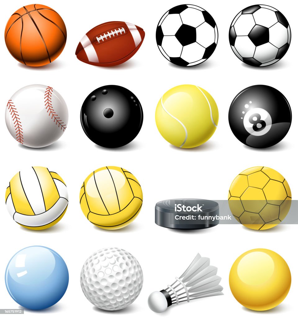 Juego de bola de los deportes - arte vectorial de Frontón - Deporte libre de derechos