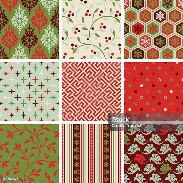 Seamless Patternnatal - Arte vetorial de stock e mais imagens de Natal - Natal, Estilo retro, Padrão