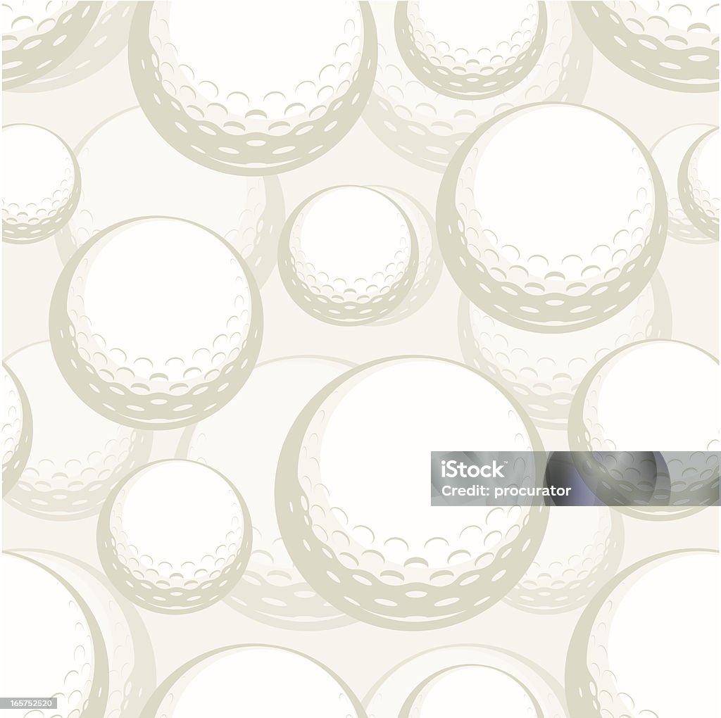 Motif sans couture Balle de golf - clipart vectoriel de Fond libre de droits