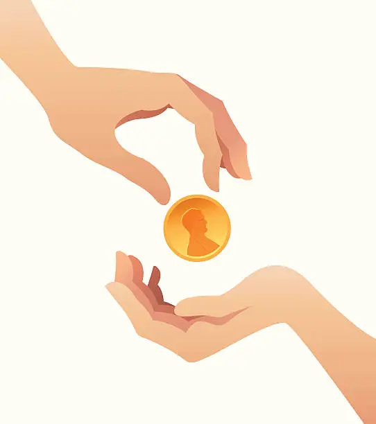 Vector illustration of Donation