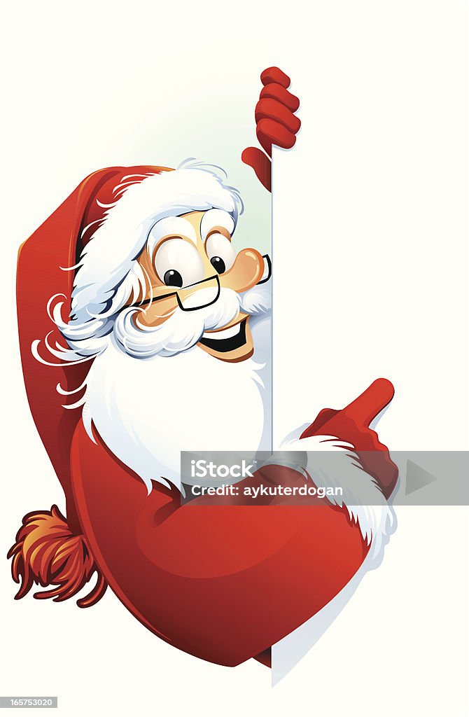 Santa-Schild - Lizenzfrei Weihnachtsmann Vektorgrafik