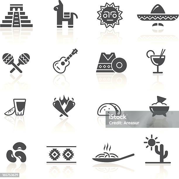 Ilustración de Cultura Mexicana Alimentos y más Vectores Libres de Derechos de Ícono - Ícono, México, Mexicano