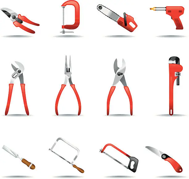 Vector illustration of Icon Set, Tools