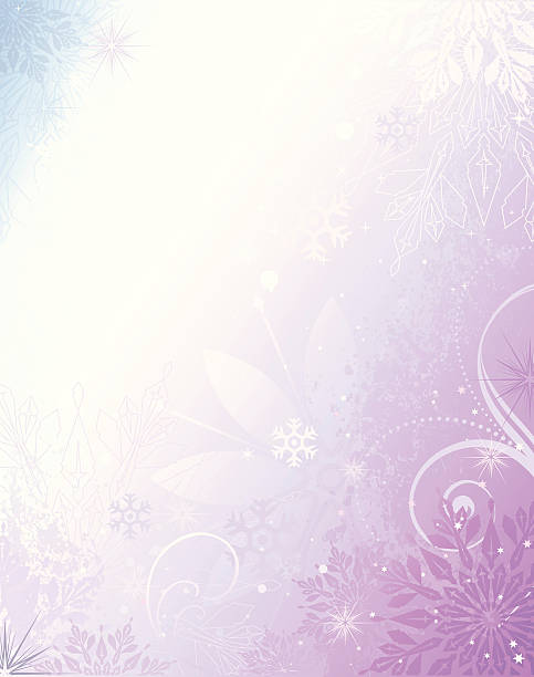 Winter Background vector art illustration