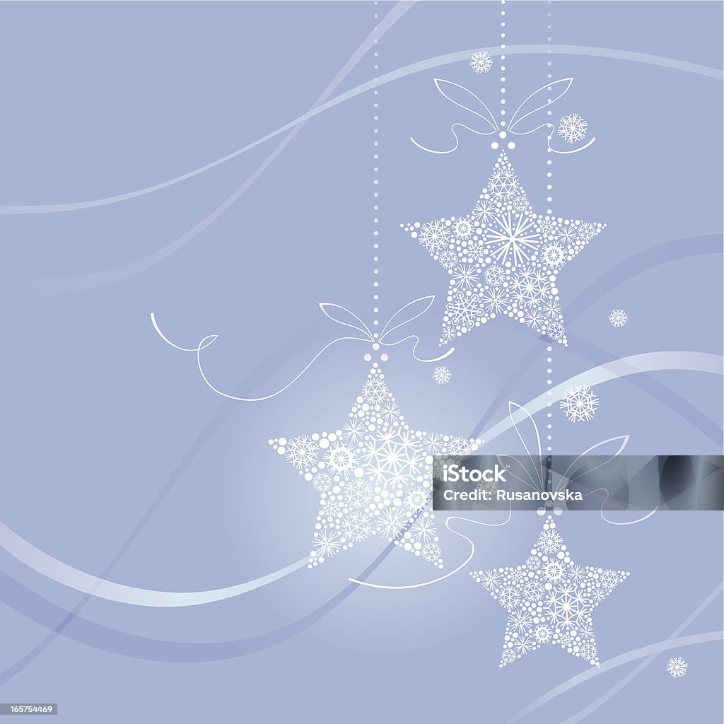Weihnachten Sterne-Ornamenten - Lizenzfrei Weihnachtskarte Vektorgrafik