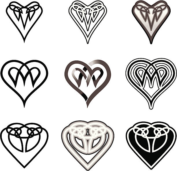 Pics Of A Celtic Heart Tattoo Designs Illustrations, Royalty-Free Vector  Graphics & Clip Art - iStock