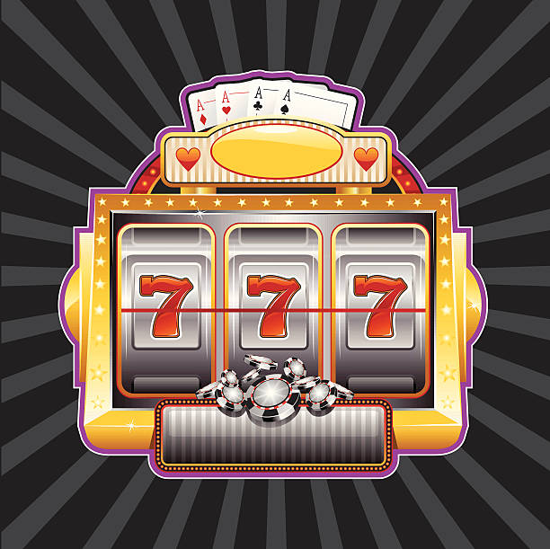slot machine di - illustrazione arte vettoriale
