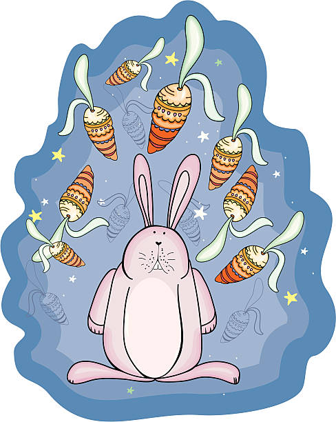 Bunny vector art illustration
