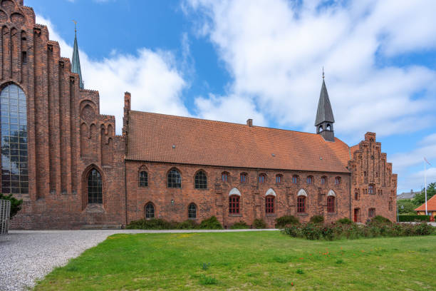 St. Mary Church former Carmelite Priory - Helsingor, Denmark St. Mary Church former Carmelite Priory - Helsingor, Denmark zealand denmark stock pictures, royalty-free photos & images