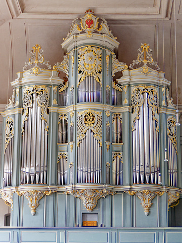 baroque organ in Ansbach, Germany