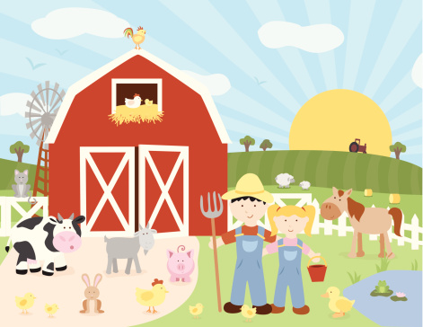 Happy Farm Scene