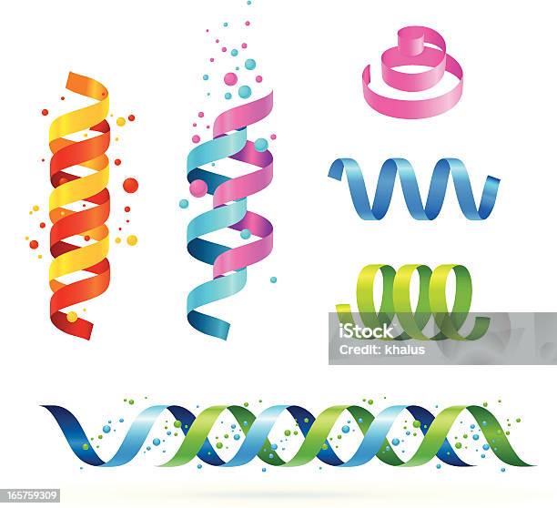 Ilustración de Los Elementos De Diseño Espirales y más Vectores Libres de Derechos de ADN - ADN, Dibujo, Espiral