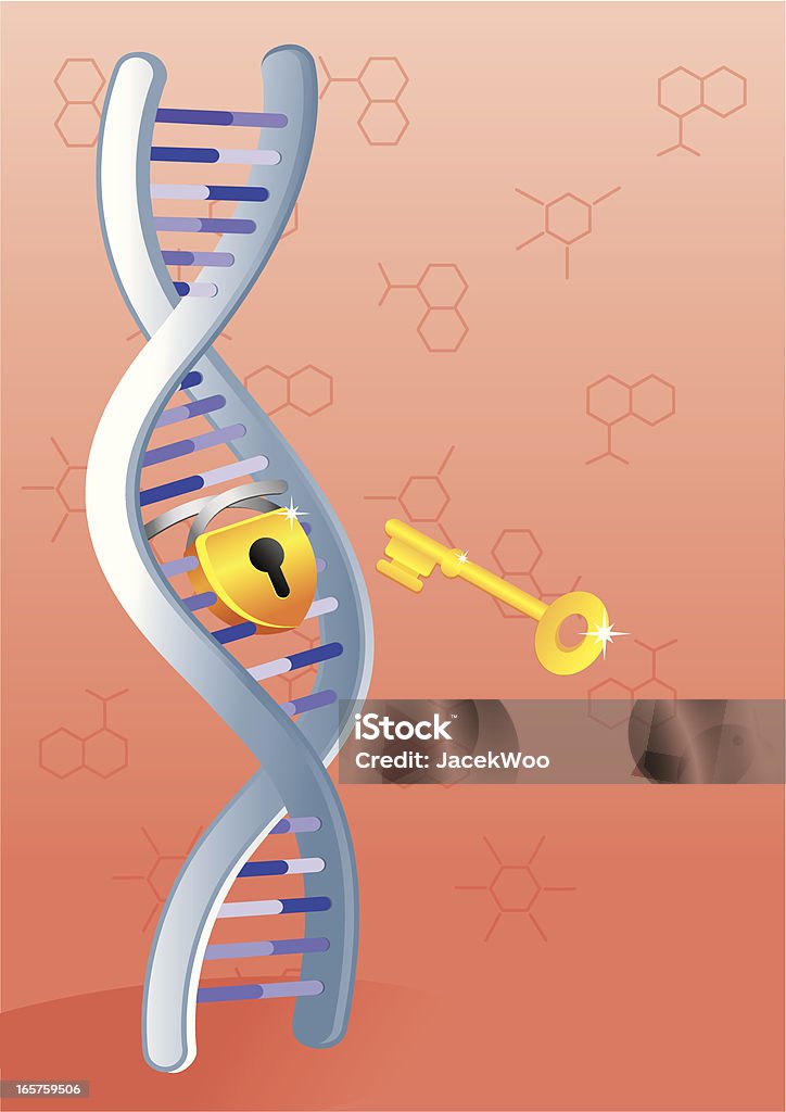 Erleben Sie das unbekannte - Lizenzfrei DNA Vektorgrafik