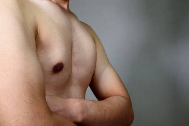istock Naked man who succeeded in dieting 1657597022