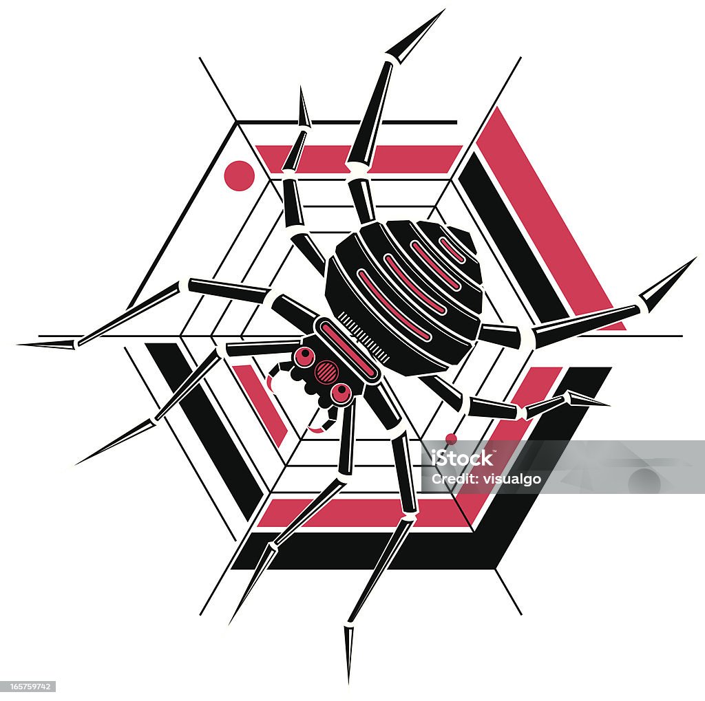 Laba Laba Ramping Labalaba Robot Ilustrasi Stok - Unduh Gambar Sekarang - Laba-laba ...