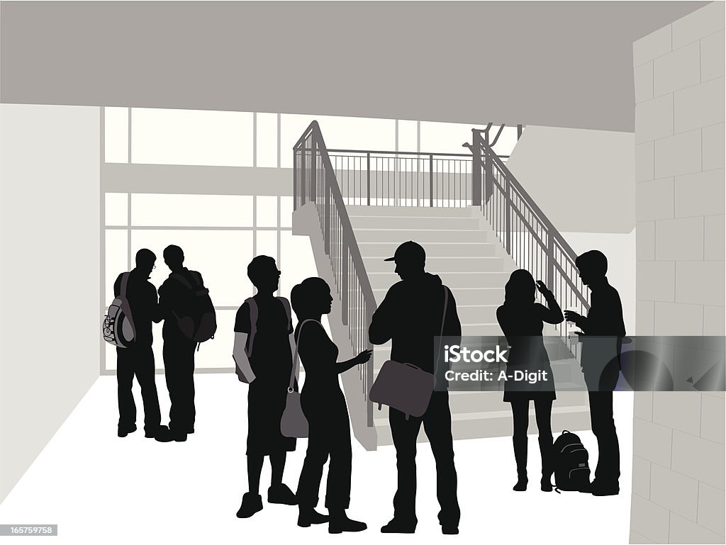 HighSchoolCrowd - arte vectorial de Adolescente libre de derechos