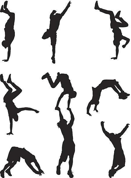 Back Flip Vector Art Graphics Freevector Com