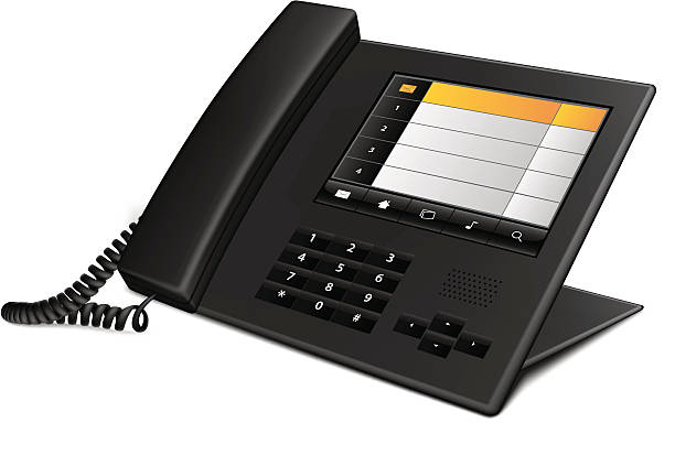 business-telefonnummer - voip telefon stock-grafiken, -clipart, -cartoons und -symbole